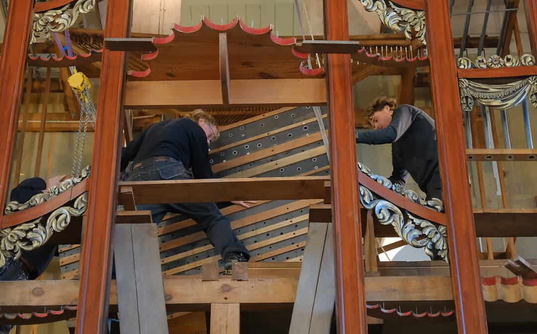 Vette pech, orgel weg…